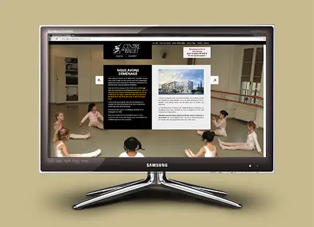 Centre de Ballet webdesign